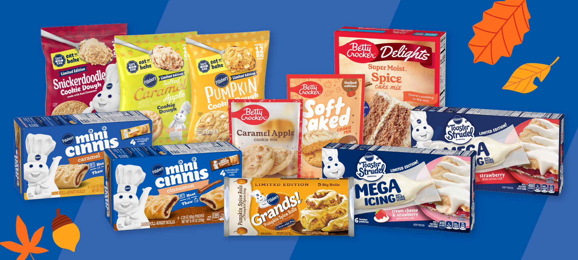 A collection of General Mills products